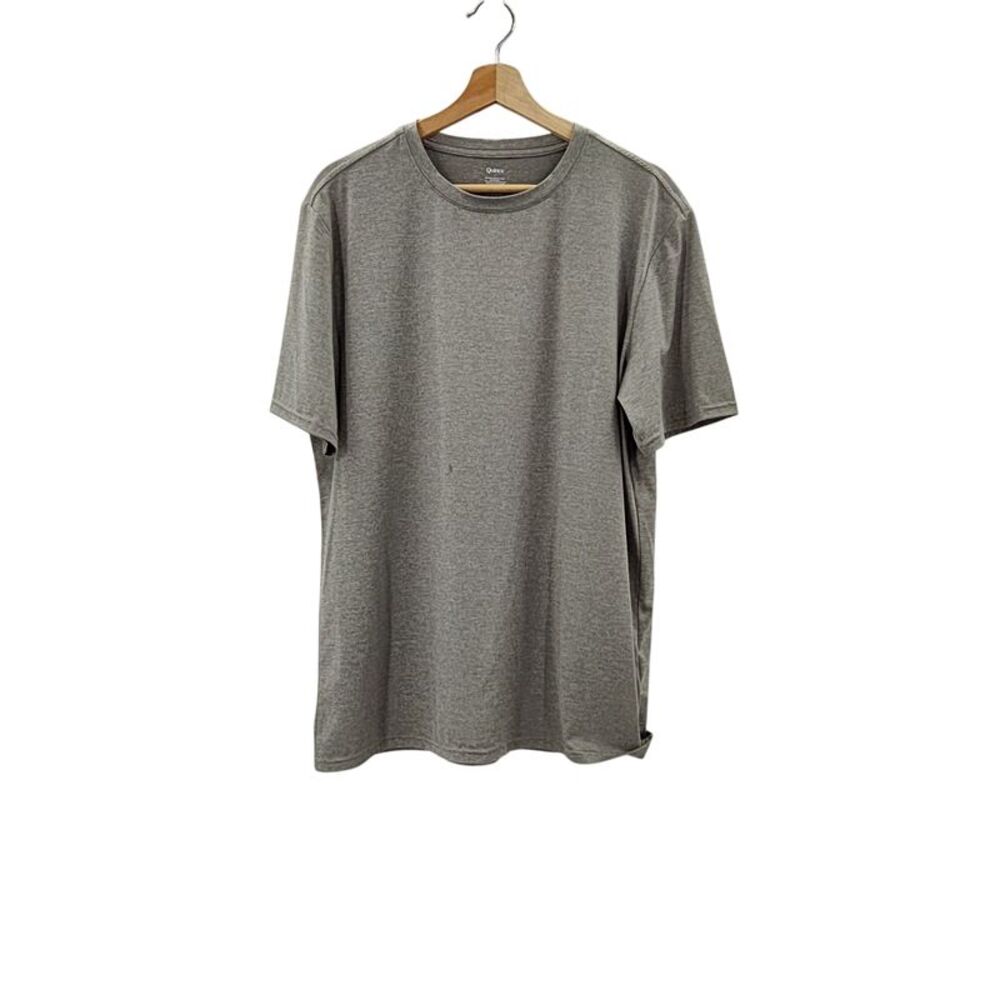 Quince Men Cotton Modal Crew Neck Tee. Sleeved Top Silver L